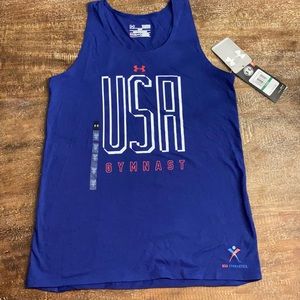 Under Armour youth large USA gymnast tank